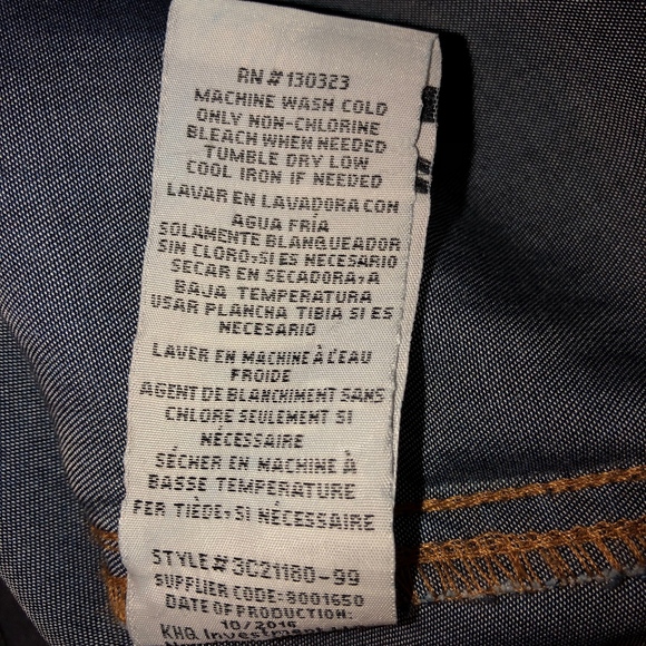 NEW! Designer CK Jeans Calvin Klein Lyocell Blue Denim Dress Little Girls 5 NWT - Picture 6 of 6